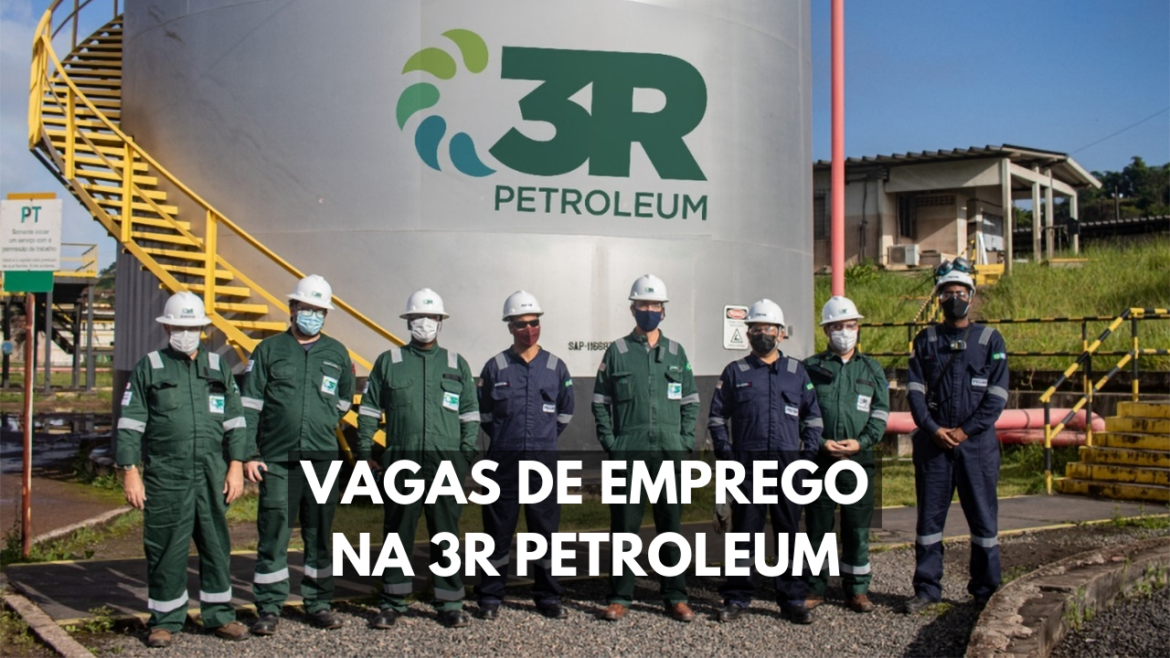A 3R Petroleum está com vagas de emprego disponíveis para profissionais de óleo e gás do Rio de Janeiro, Rio Grande do Norte e mais estados!