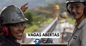 CSN – Companhia Siderúrgica Nacional divulga abertura de 51 vagas de emprego em diferentes áreas de atuação