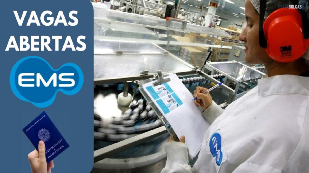 EMS, empresa do Grupo NC e o maior laboratório farmacêutico no Brasil, oferece 169 oportunidades de emprego