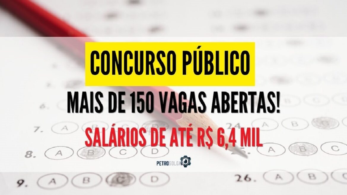 Prefeitura anuncia abertura de 159 vagas com salários de até R$ 6,4 mil para pessoas com ensino fundamental, médio e superior