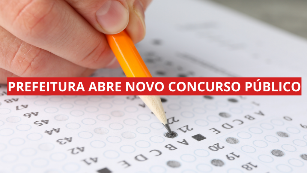 As vagas abertas no novo concurso público são destinadas para candidatos de nível fundamental, médio e superior.