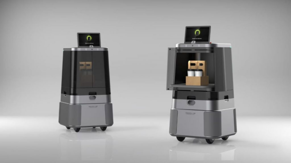 Hyundai e Kia apresentam robô autônomo DAL-e Delivery para revolucionar entregas em escritórios corporativos.