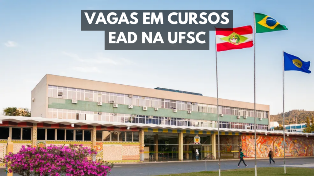 UFSC oferece 780 vagas em cinco opções de cursos de graduação EAD. Oportunidades únicas para estudantes de todo o Brasil.