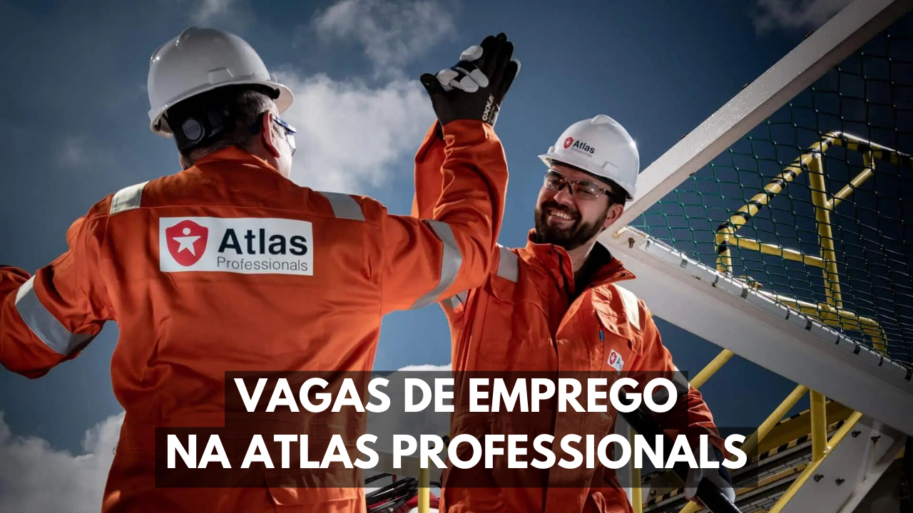 A Atlas Professionals está buscando profissionais qualificados do mercado offshore para as vagas de emprego disponíveis nesta semana.