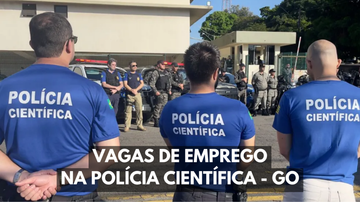 Concurso público para a Polícia Científica de Goiás oferece 88 vagas de emprego em áreas de Médico e Odontolegista.
