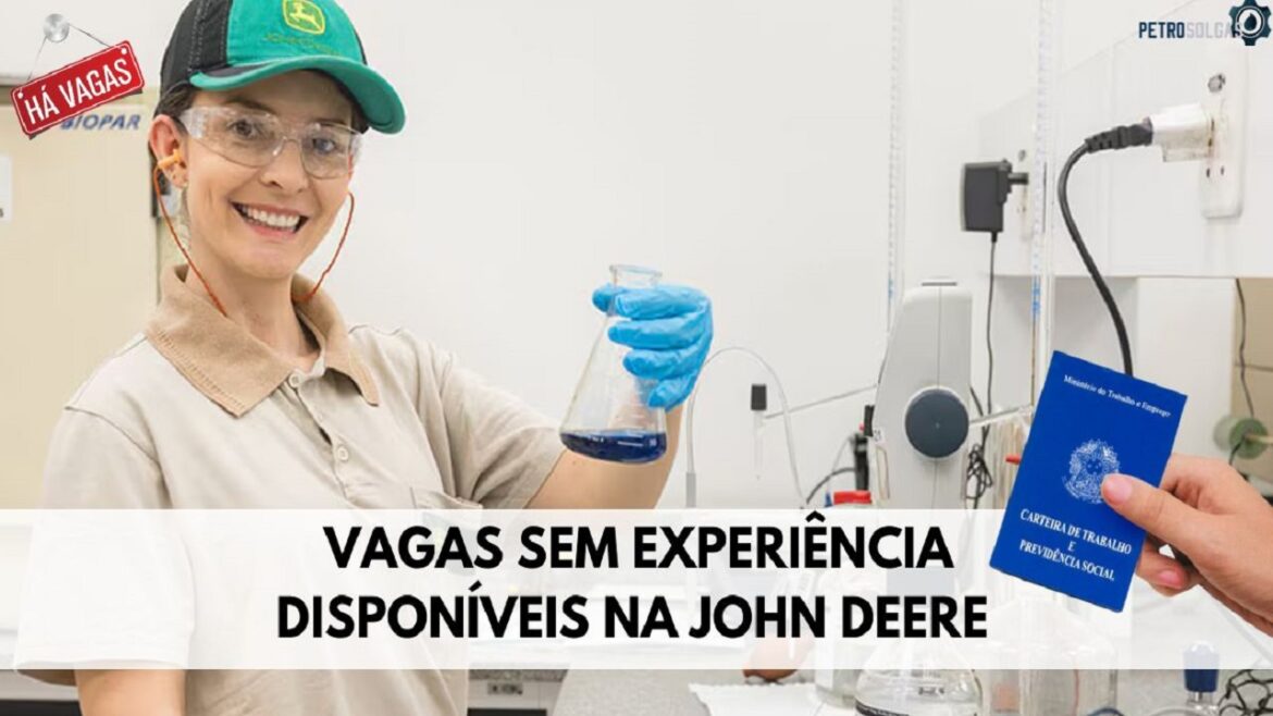 John Deere, líder mundial em produtos, tecnologia e serviços para os setores da agricultura, divulga novo processo seletivo com vagas sem experiência