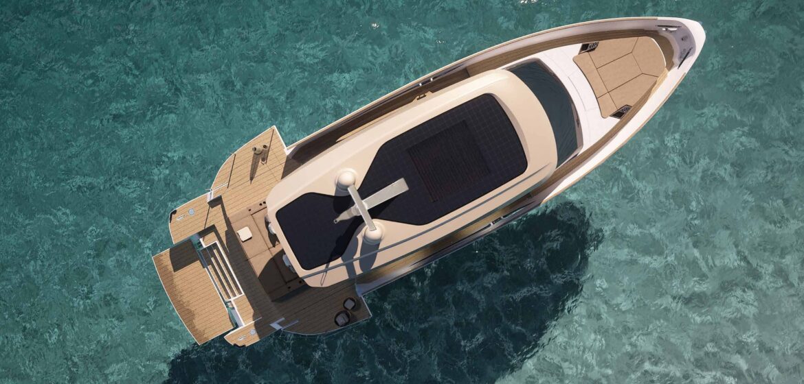 Azimut Yachts revela iate híbrido revolucionário com motores híbridos e placa fotovoltaica que reduz em 40% as emissões de CO2