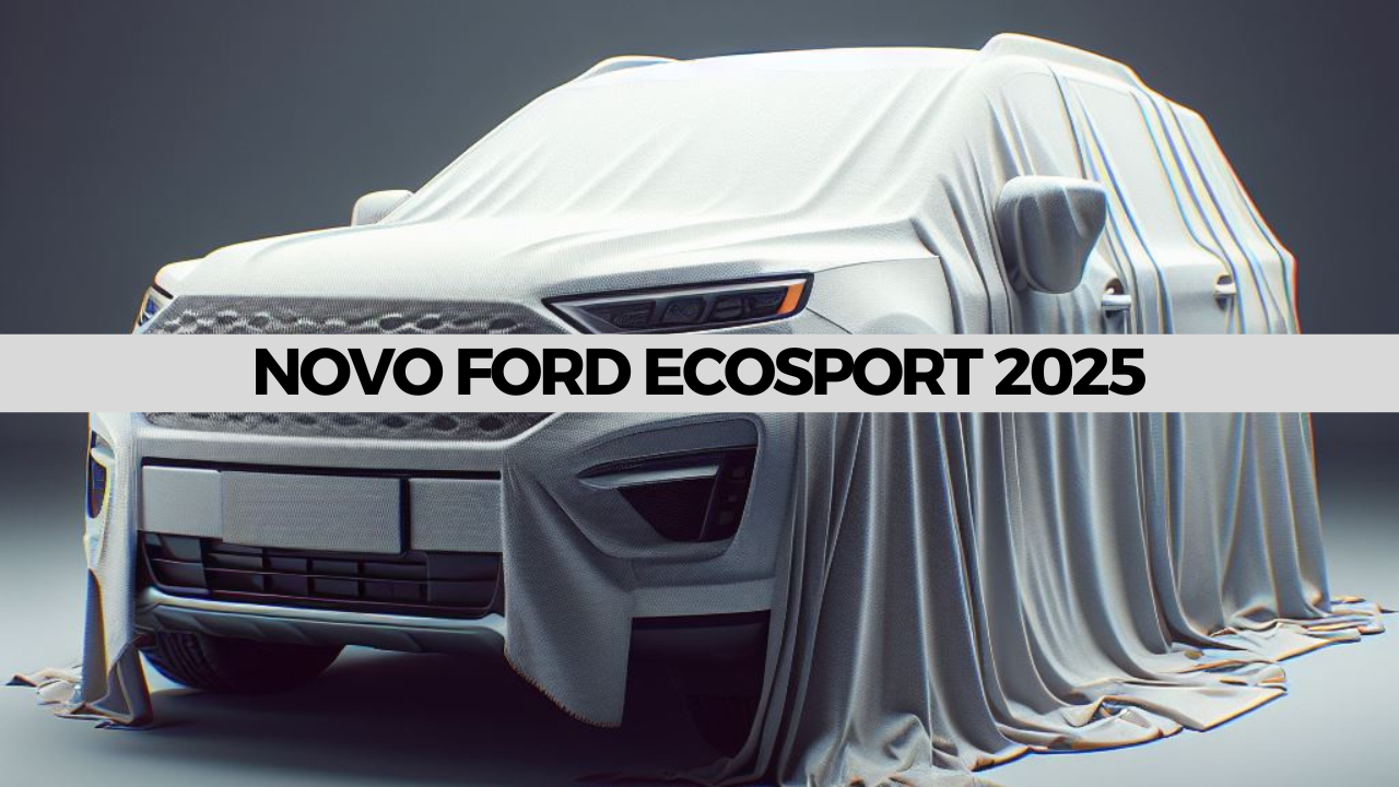 O novo Ford Ecosport promete apresentar-se com versões a gasolina, incluindo um motor 1.0 EcoBoost de três cilindros turbo.
