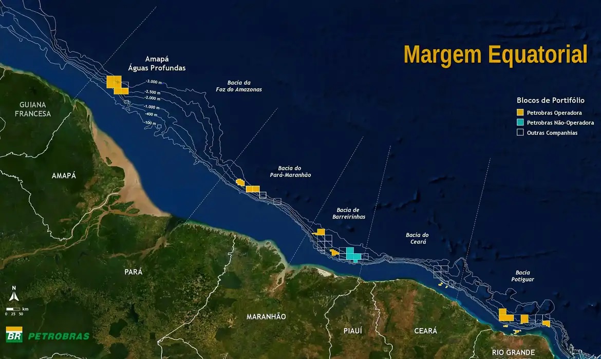 Mudança na Petrobras abre caminho para investimentos na exploração de petróleo na Margem Equatorial do Norte e Nordeste