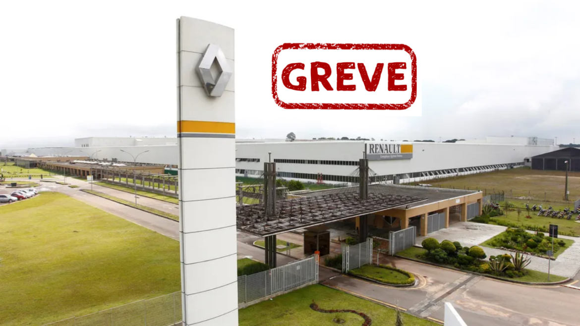 A greve não se restringe apenas aos 3.500 funcionários da linha de produção e aos 1.500 do setor administrativo da fábrica da Renault.