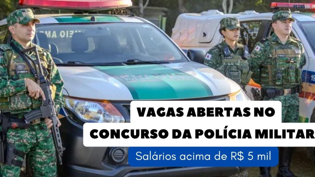 Incrível oportunidade! Concurso da Polícia Militar de Minas Gerais oferece mais de 3.000 vagas com salários acima de R$ 5 mil! Veja como se inscrever e quem pode concorrer!