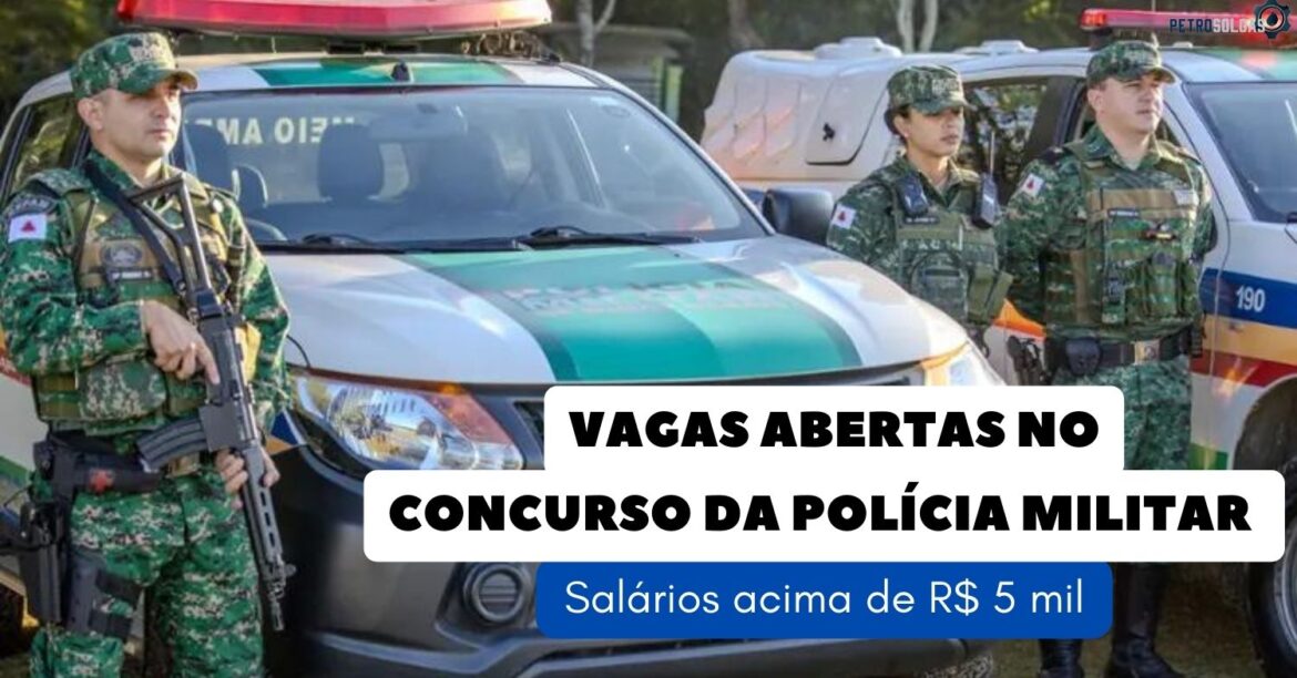 Incrível oportunidade! Concurso da Polícia Militar de Minas Gerais oferece mais de 3.000 vagas com salários acima de R$ 5 mil! Veja como se inscrever e quem pode concorrer!