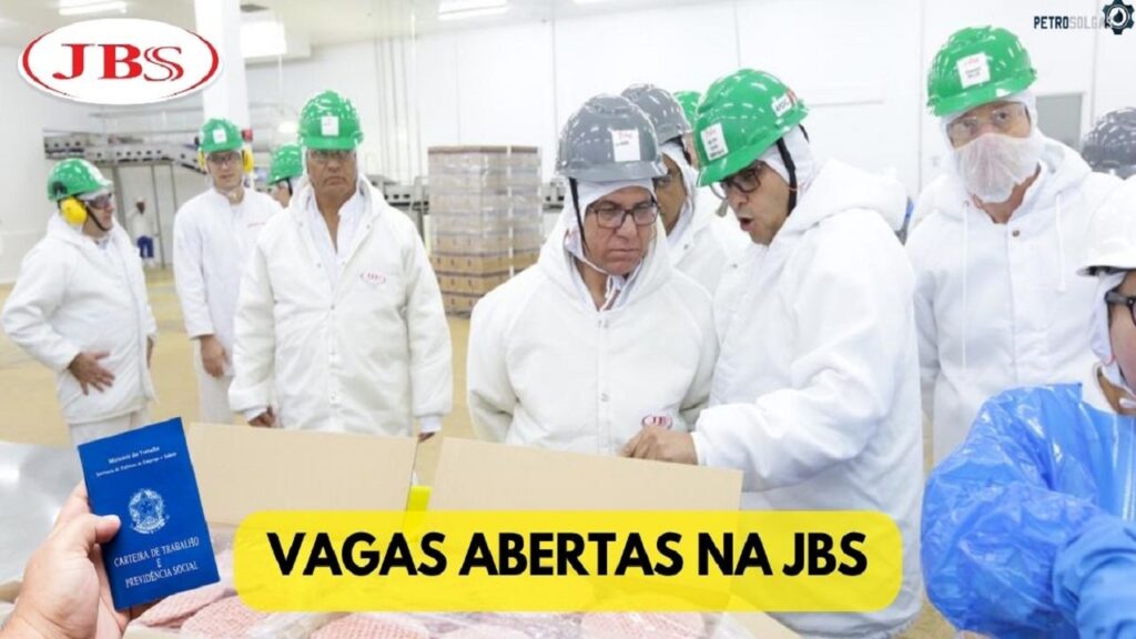 Multinacional JBS recruta 180 vagas de emprego disponíveis para operador de empilhadeira, ajudante de cozinha, analista de TI e mais