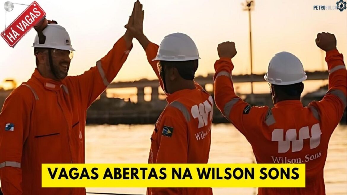 Wilson Sons, maior operador integrado de logística portuária e marítima, abre novo processo seletivo com 61 vagas de emprego