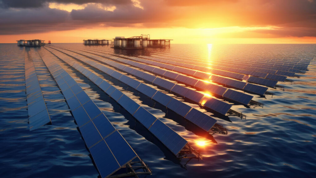 A energia solar offshore não só representa uma solução para a escassez de terras, mas uma nova fronteira para a produção de energia limpa.