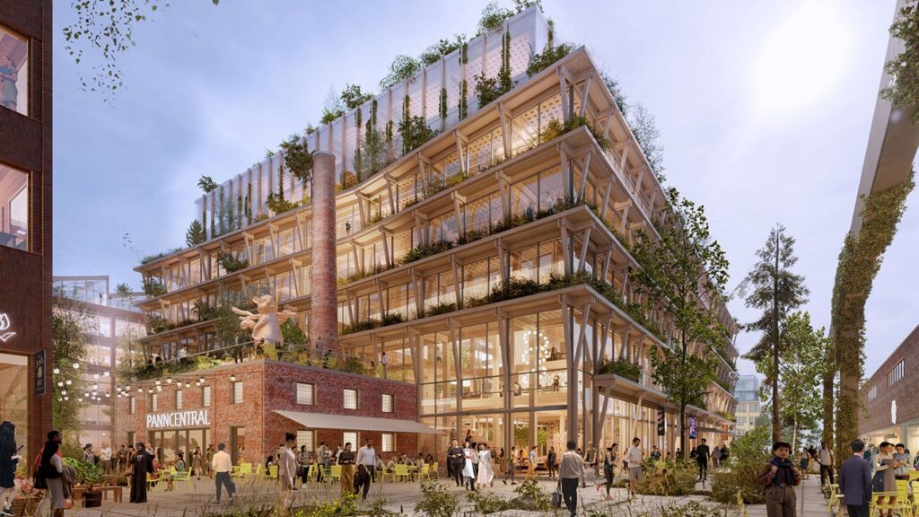 Estocolmo se prepara para o futuro com o maior empreendimento de madeira urbano do mundo, marcando um avanço significativo no urbanismo verde global