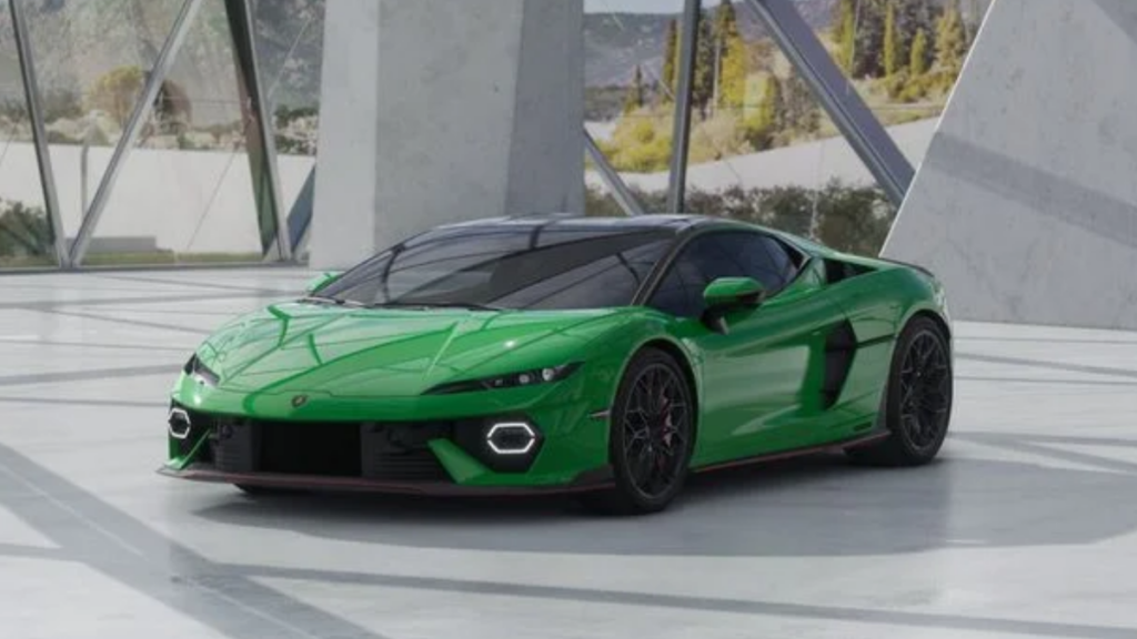 Lamborghini Temerario, híbrido biturbo com 920 cv, chega ao Brasil em 2025, combinando potência extrema e inovação tecnológica.
