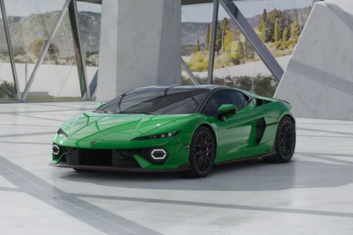 Lamborghini Temerario, híbrido biturbo com 920 cv, chega ao Brasil em 2025, combinando potência extrema e inovação tecnológica.