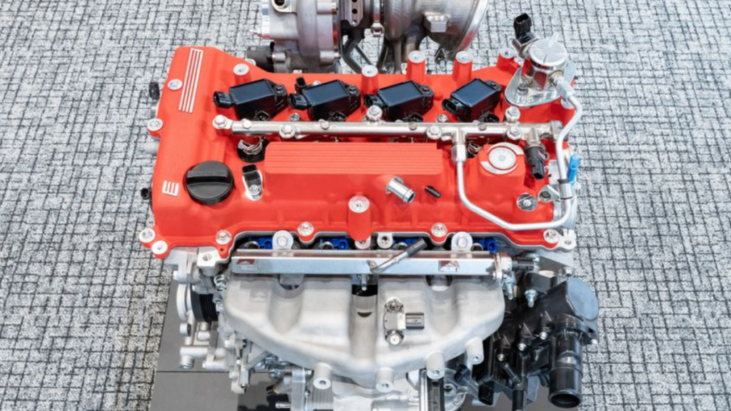 A Toyota está desenvolvendo motores a combustão de alta potência, com foco em eficiência e menores emissões, desafiando a eletrificação total.