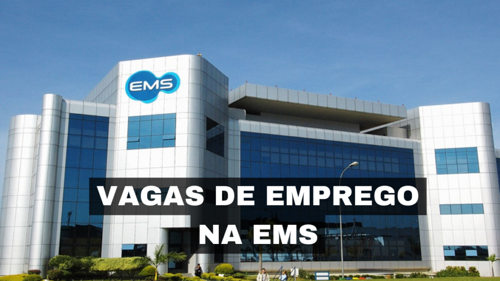 EMS Laboratório Farmacêutico abre vagas de emprego em diversas áreas. Candidate-se agora!