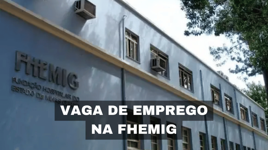 A Fhemig abriu seleção para uma vaga de emprego de Técnico em Enfermagem no Hospital Regional de Barbacena.