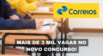 Novas vagas de emprego abertas! Concurso dos Correios com 3.511 oportunidades! Inscrições para a prova até 28 de outubro!