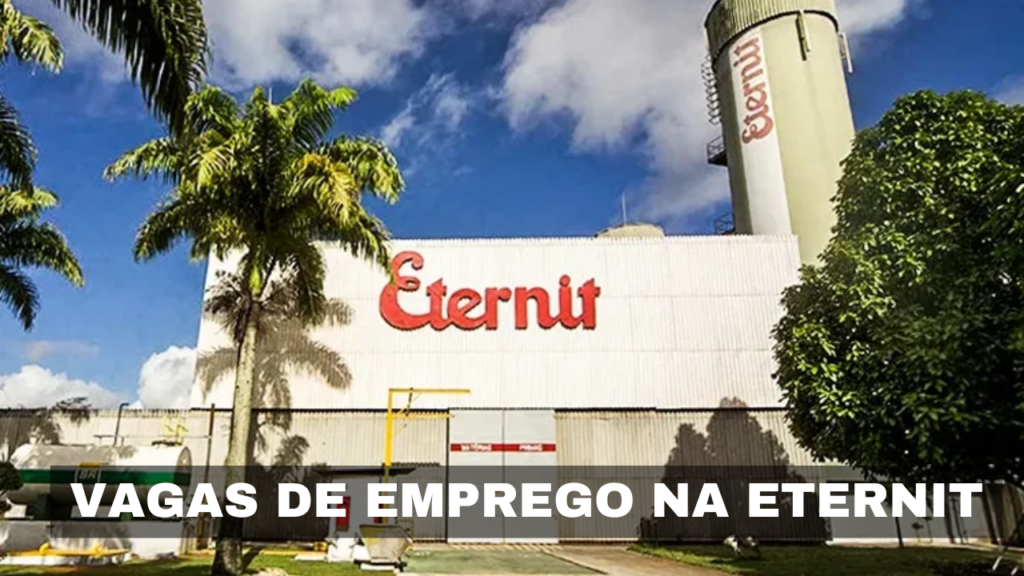 Eternit abre vagas de emprego para diversos perfis, com ótimas oportunidades no setor de construção civil e expansão da equipe.