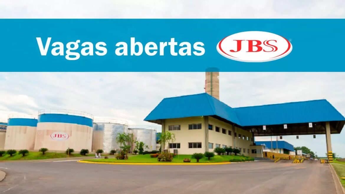 JBS oferta processo seletivo com mais de 100 novas oportunidades de emprego com salários de até R$ 5 mil